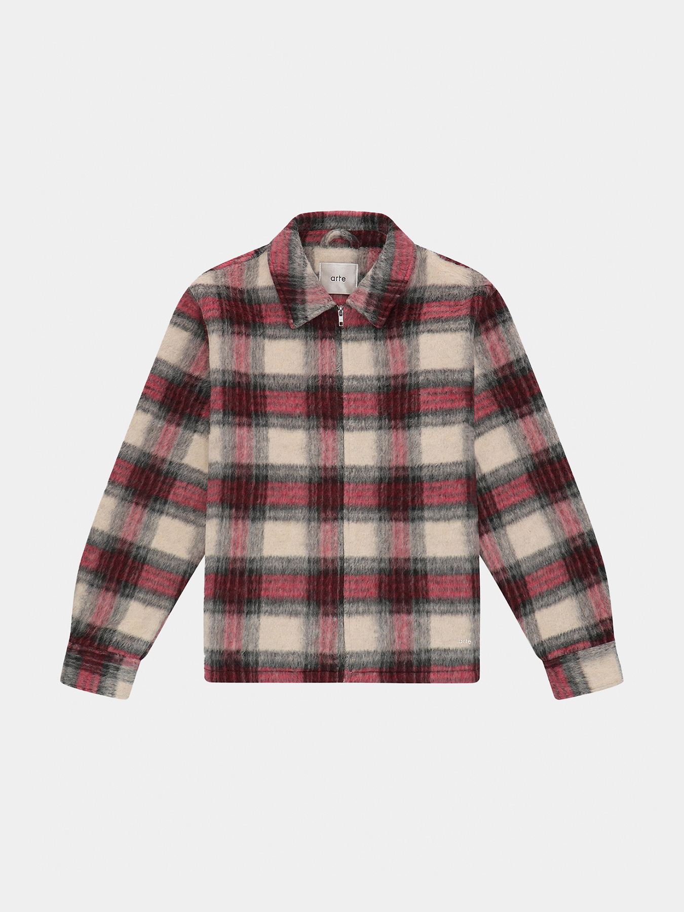 Рубашка PLAID ZIPPER
