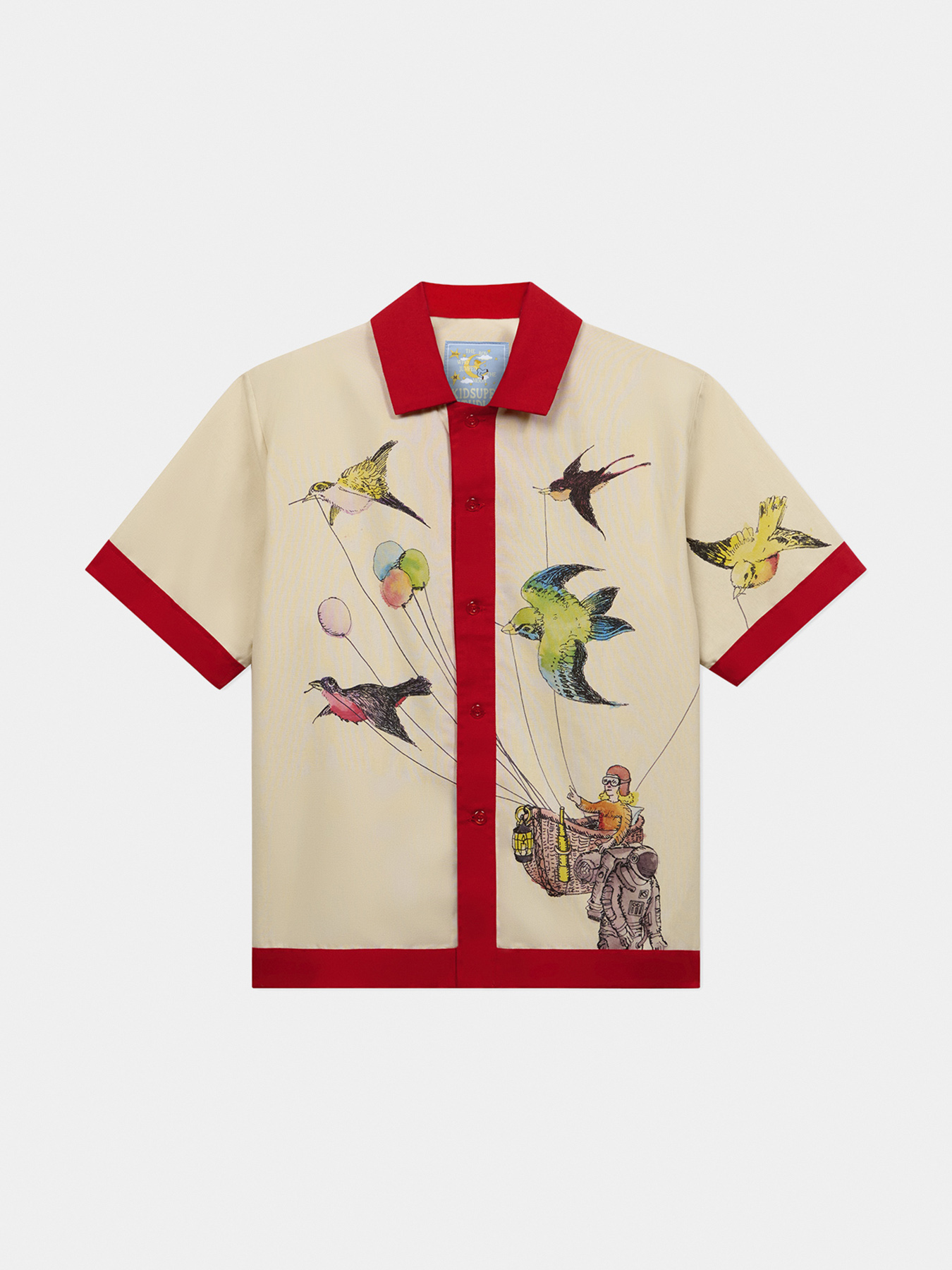 Рубашка BALLOON BIRDS BUTTON UP