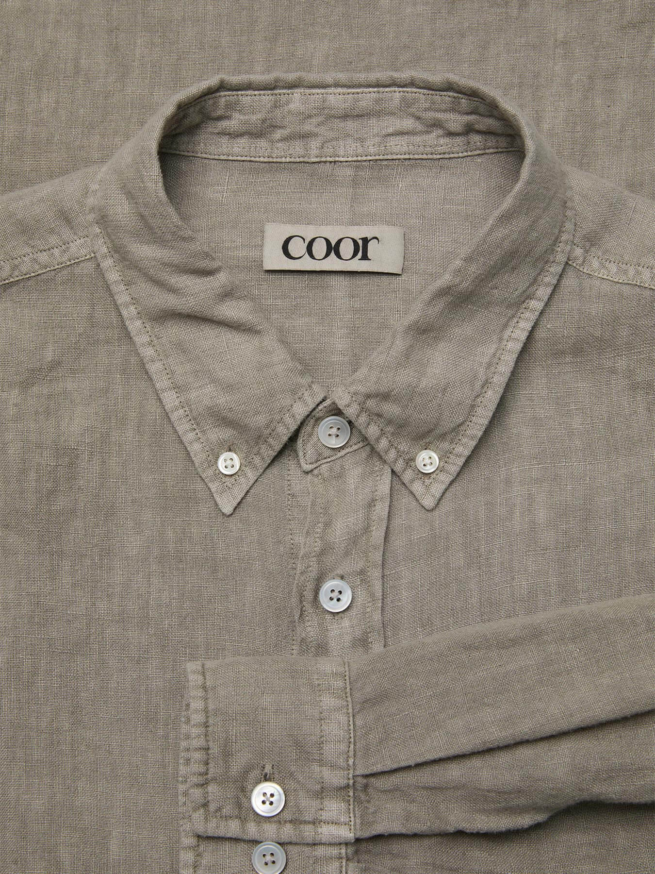 Рубашка LINEN DYED OVERSIZED