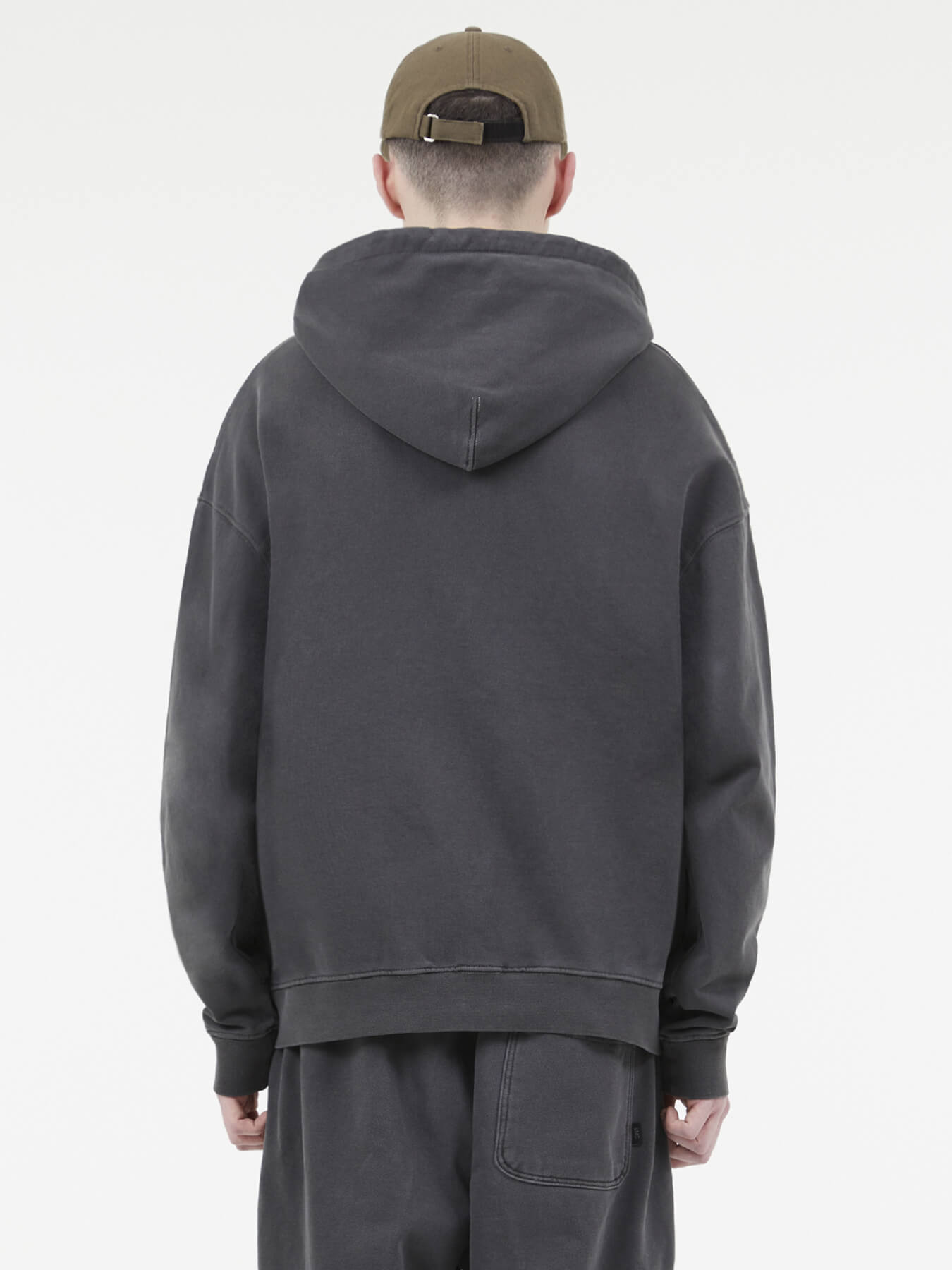 Худи OVAL OVERDYED ZIP-UP