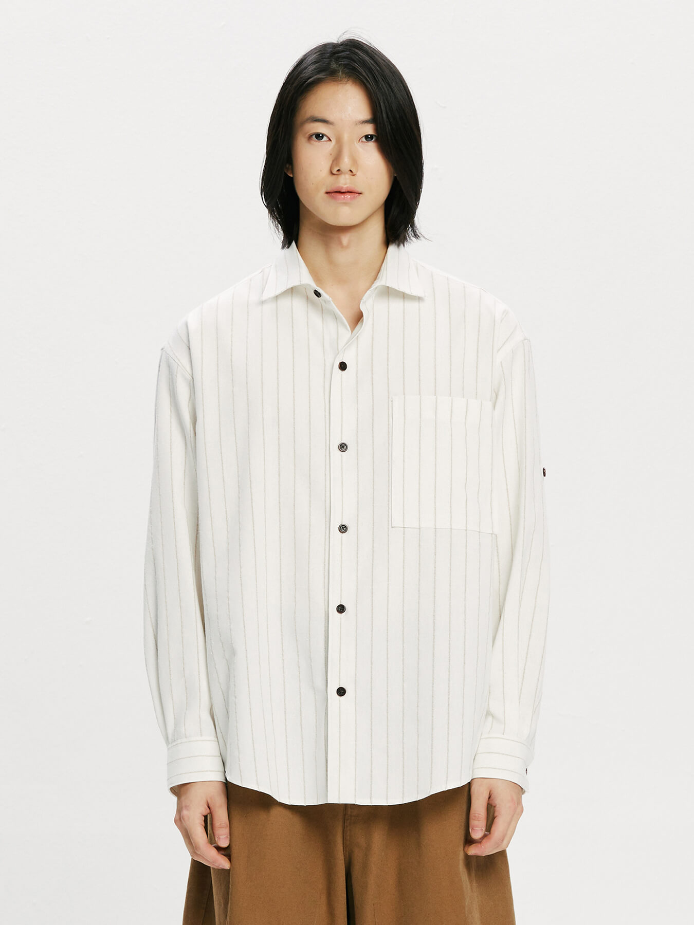 Рубашка STRIPE LINEN NAPOLI