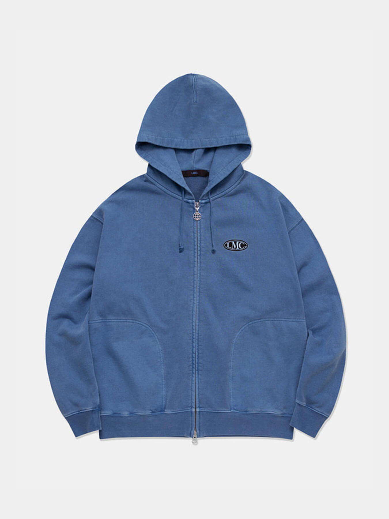Худи OVERDYED OVAL ZIP-UP