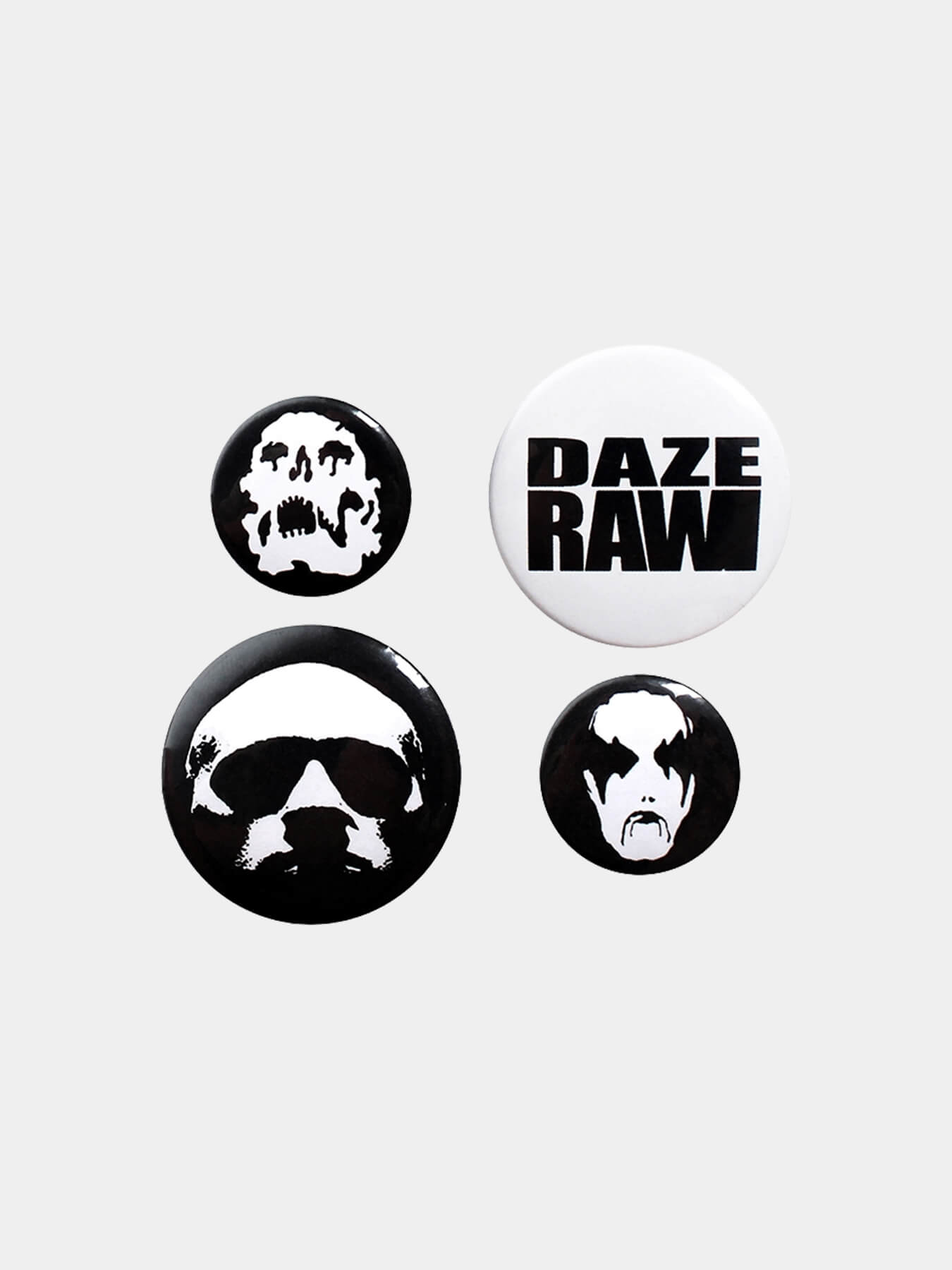 Значки DAZE RAW METAL BADGES