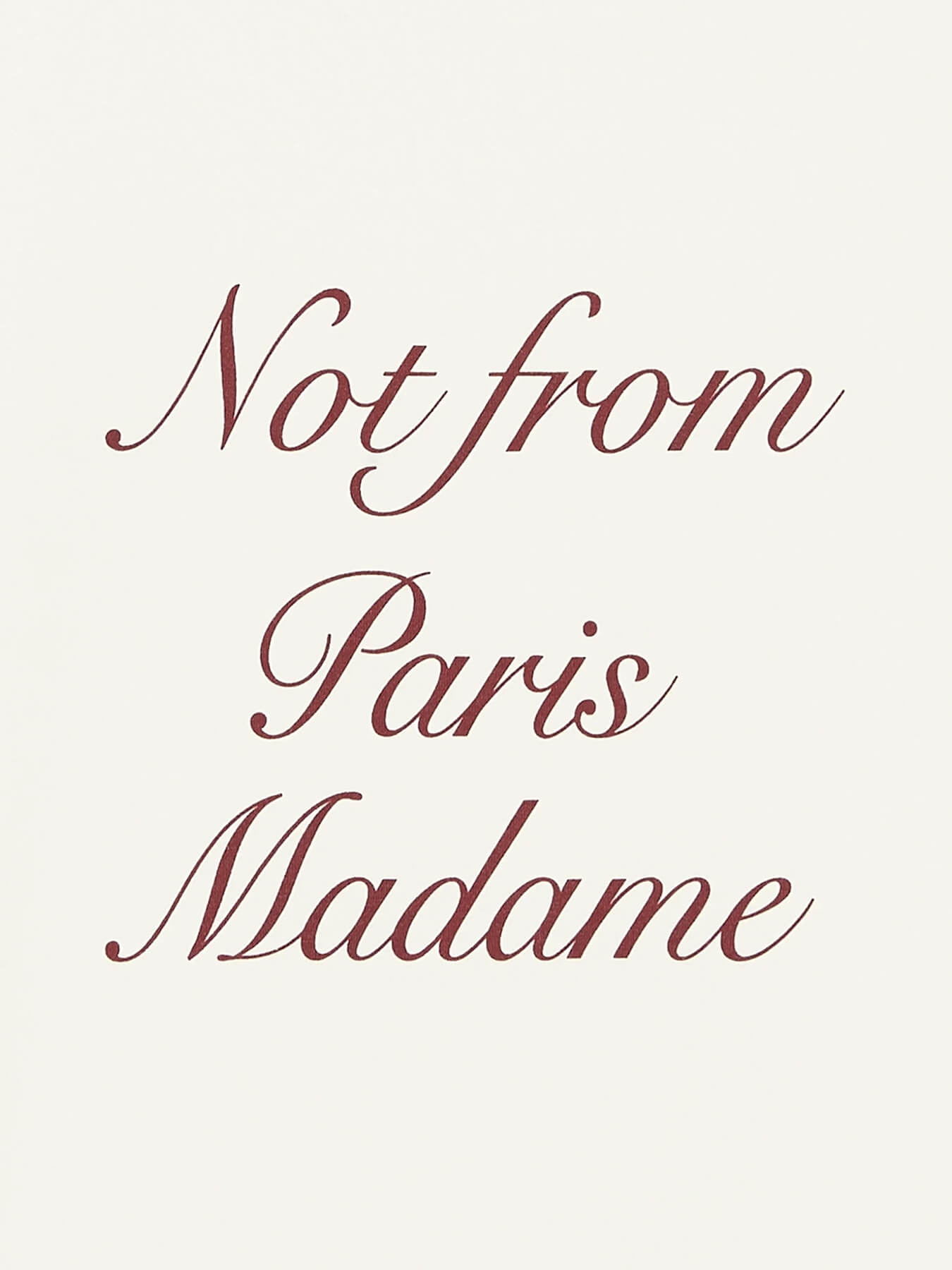 Лонгслив SLOGAN CALLIGRAPHY ML