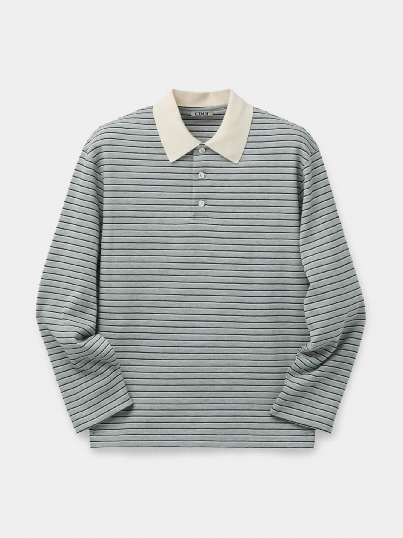 Лонгслив MULTI-STRIPE PIQUE POLO