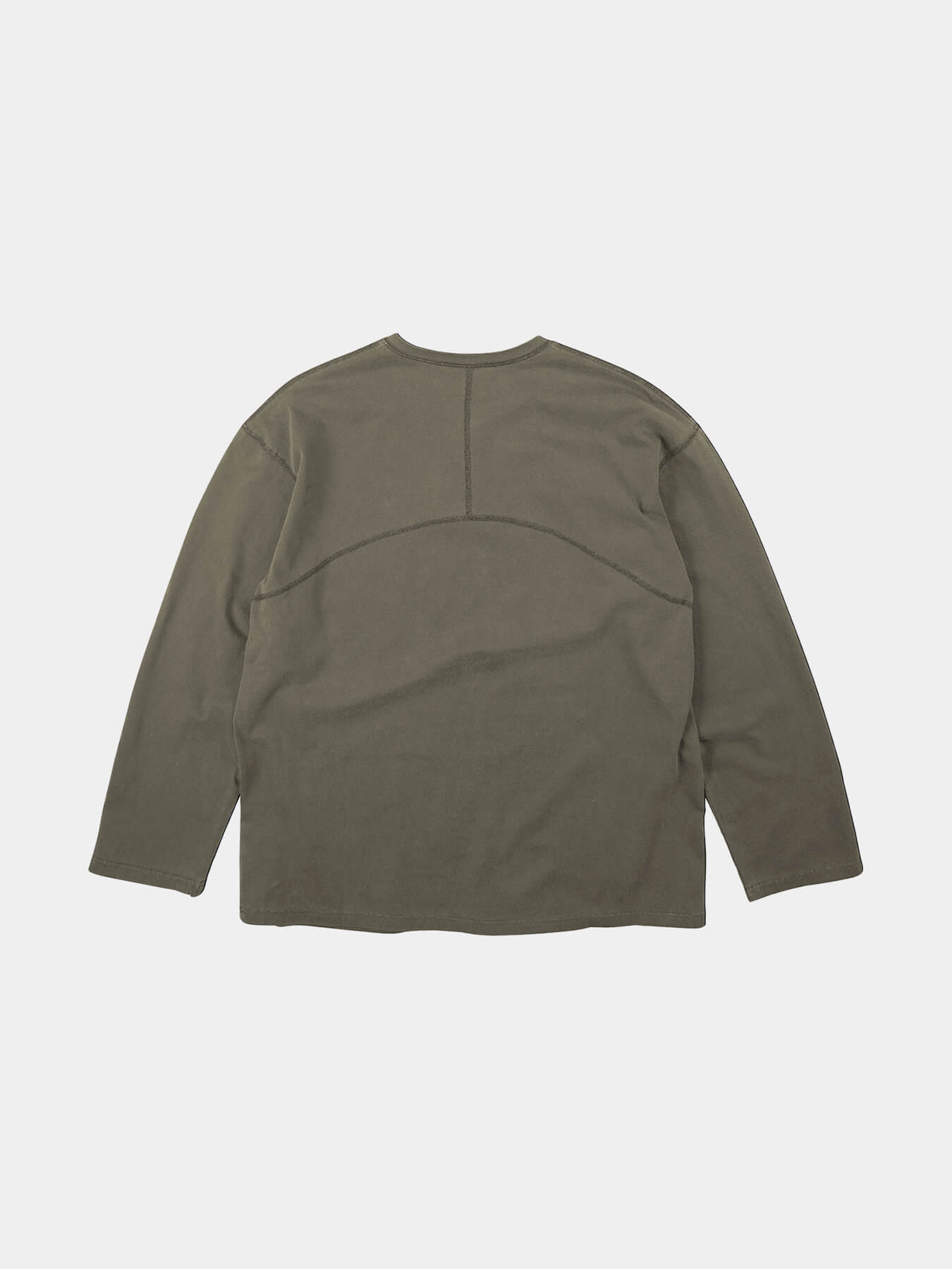 Лонгслив PIGMENT DYEING HENLEY NECK