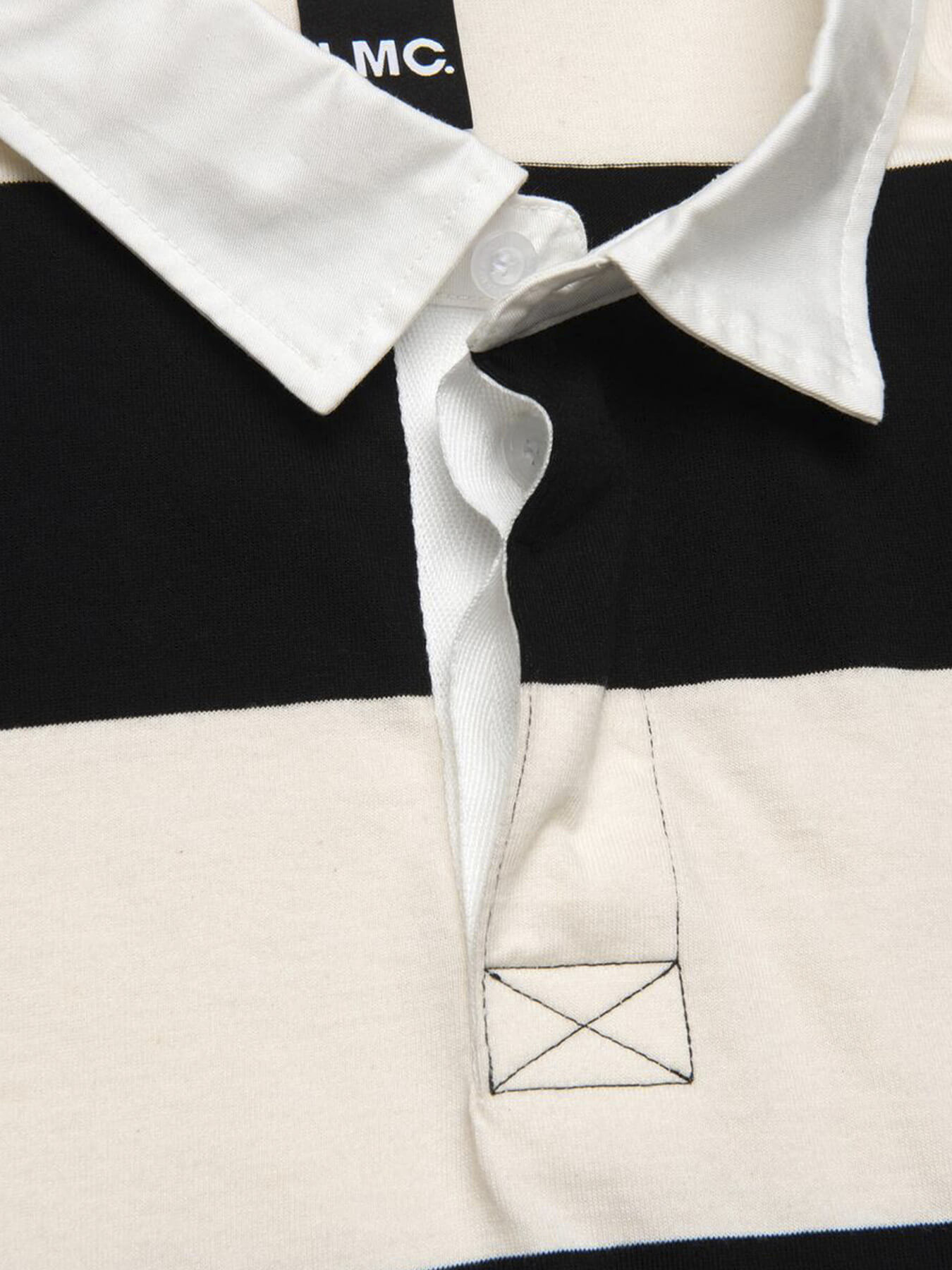 Лонгслив STRIPE GOTHIC NAME RUGBY