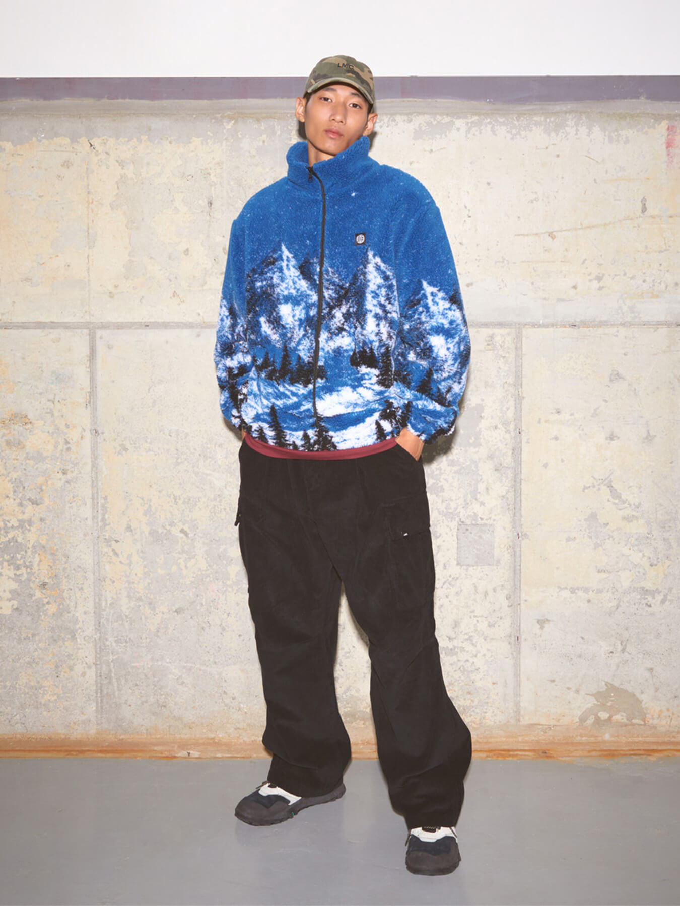 Брюки CORDUROY WIDE CARGO