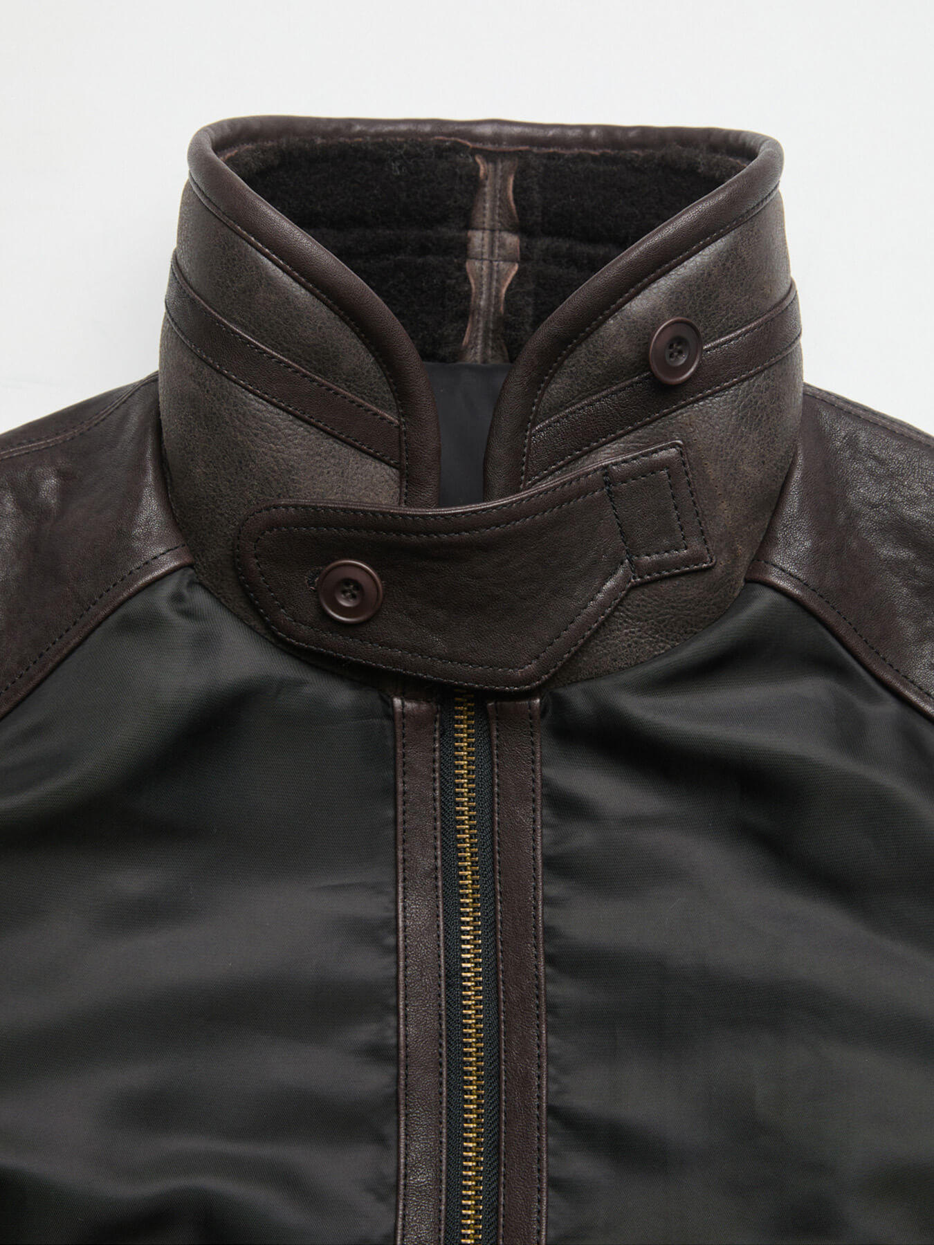 Куртка HIGH-NECK SHEARLING MIXED MA-1