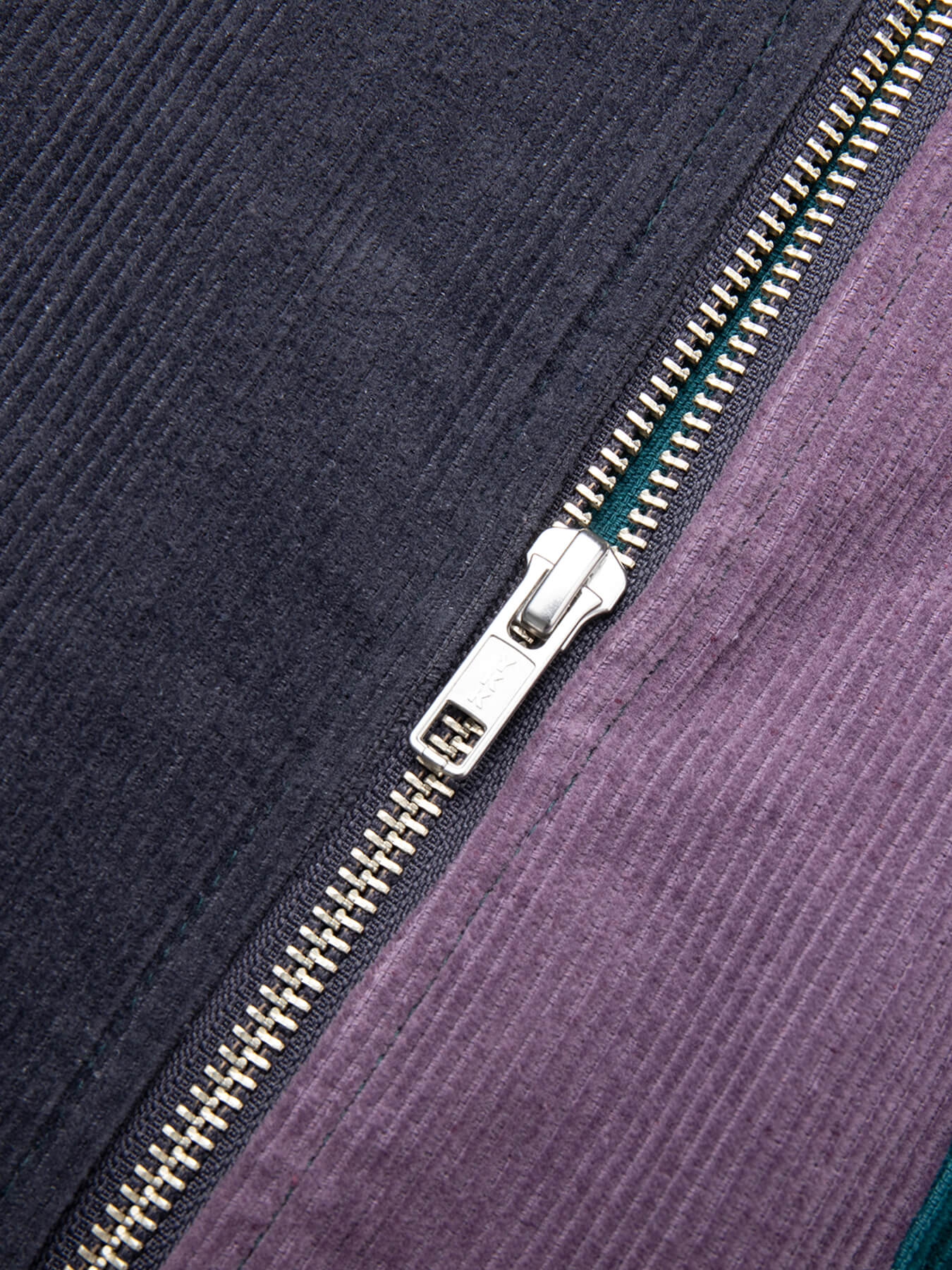 Рубашка Velvet Color block zip
