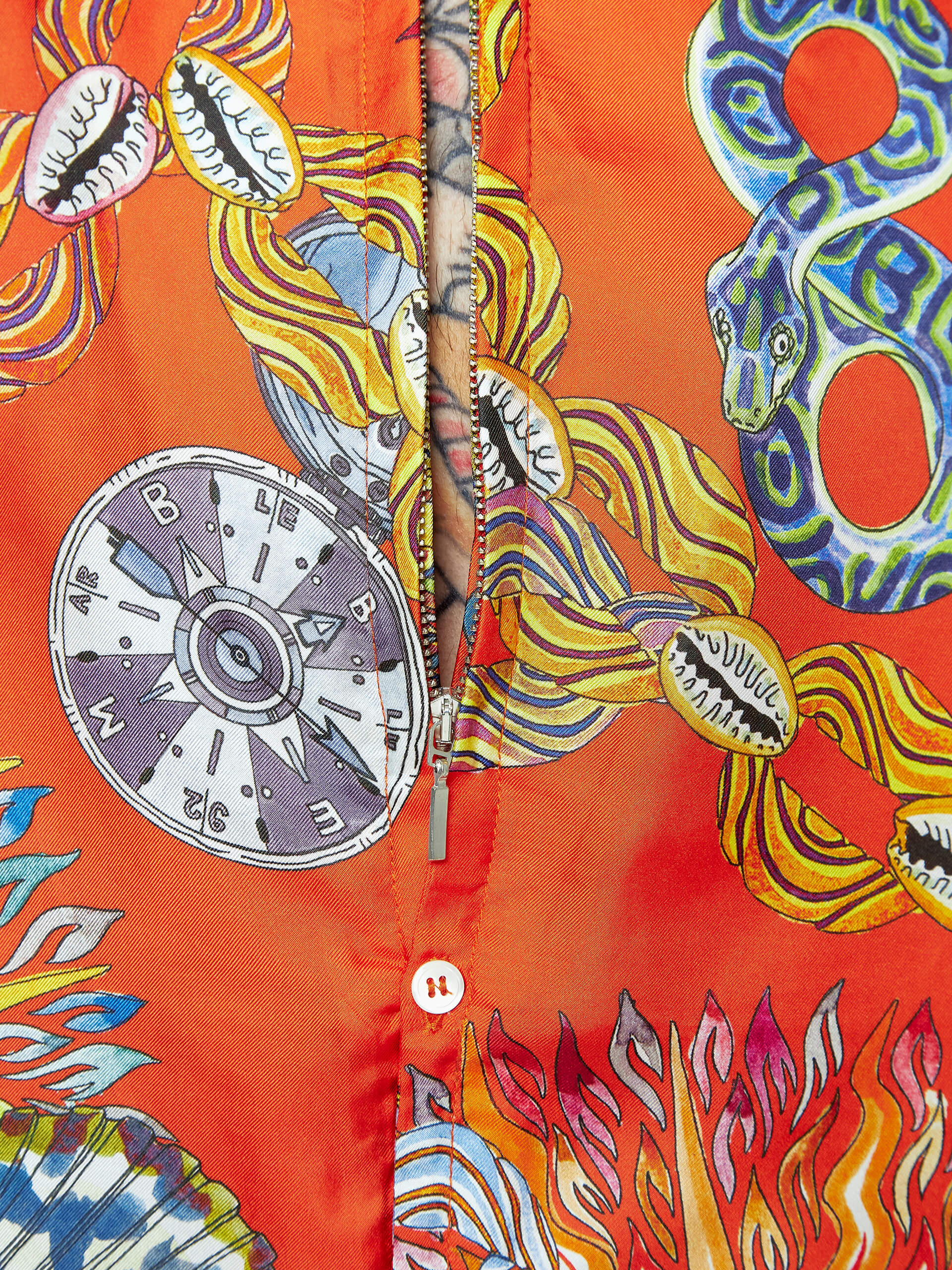 Шелковая рубашка 