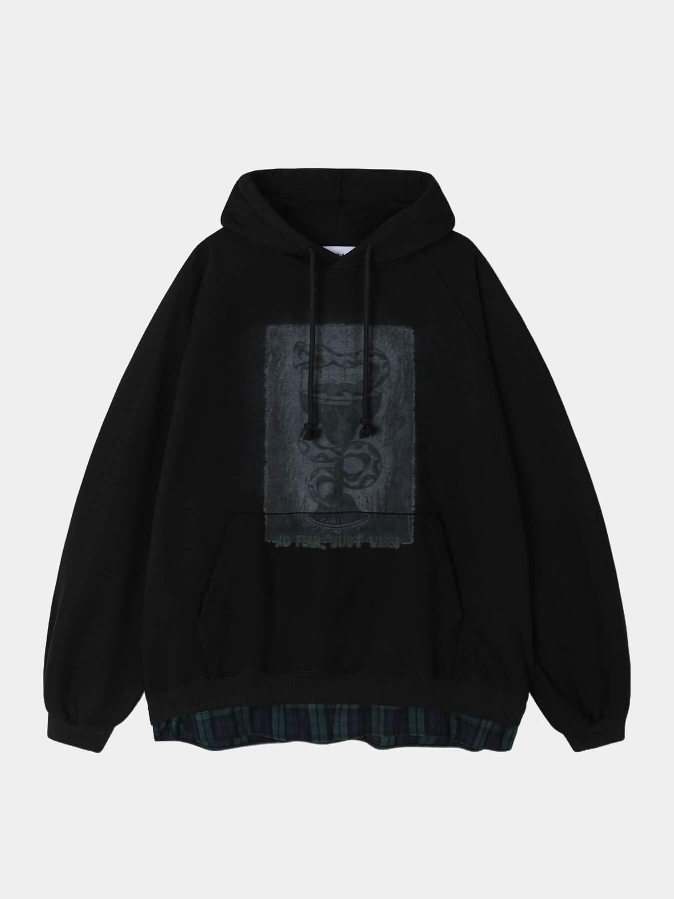 Худи SNAKE PRINT SHIRT LAYERED