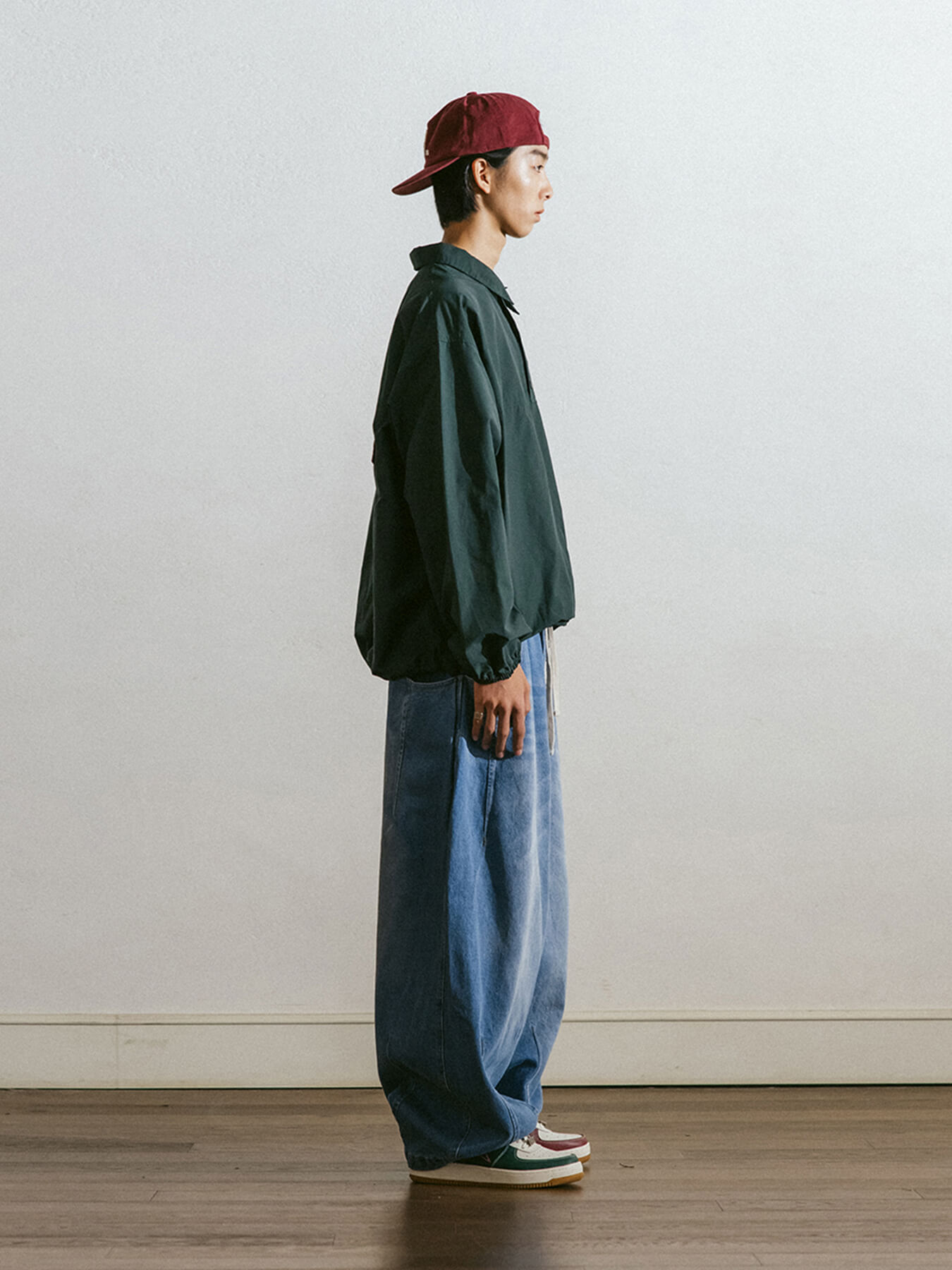 Пуловер PERKY BUTTON COLLAR