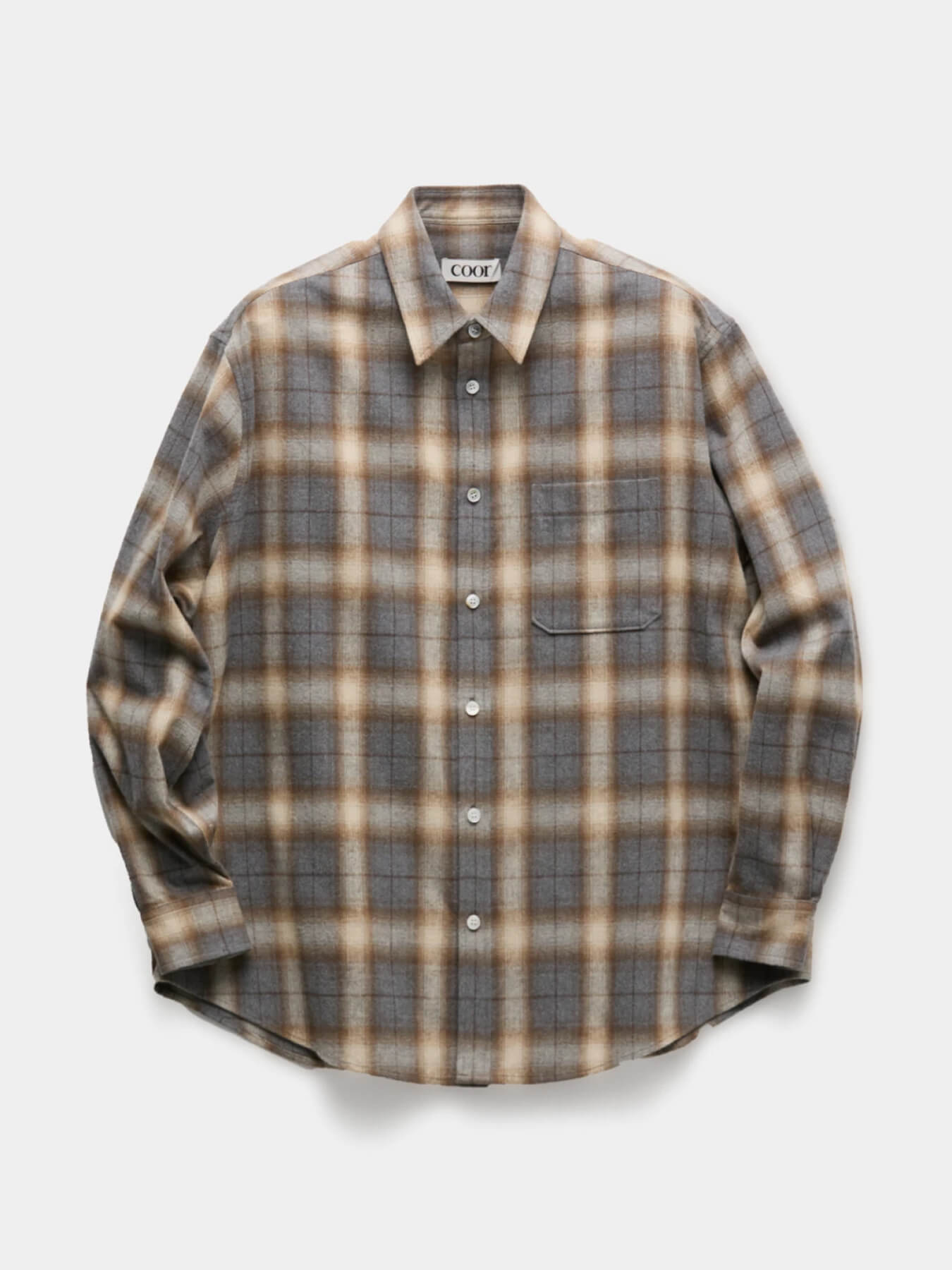 Рубашка OMBRE FLANNEL ONE POCKET CHECKERED