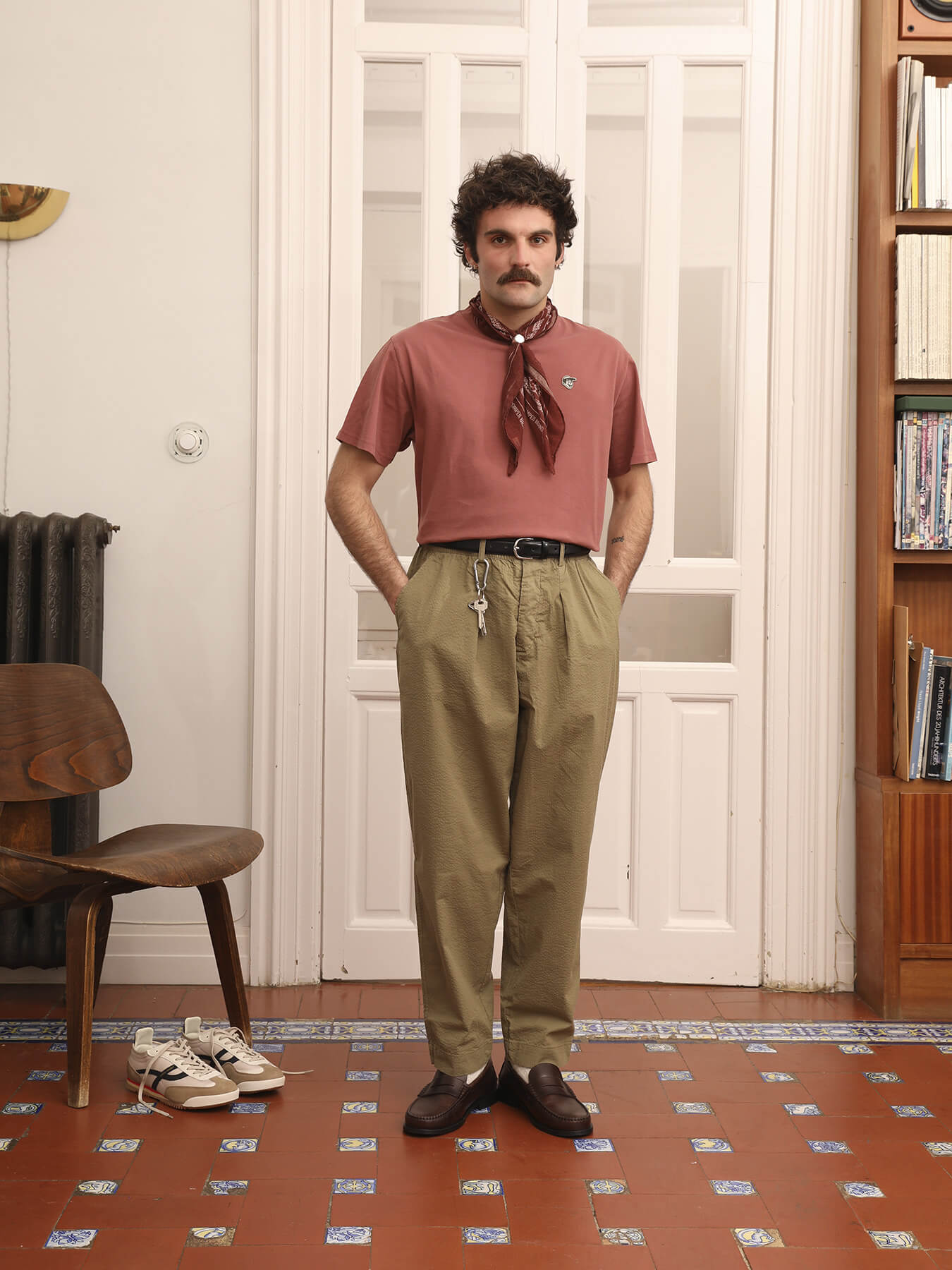 Брюки LOOSE SEERSUCKER