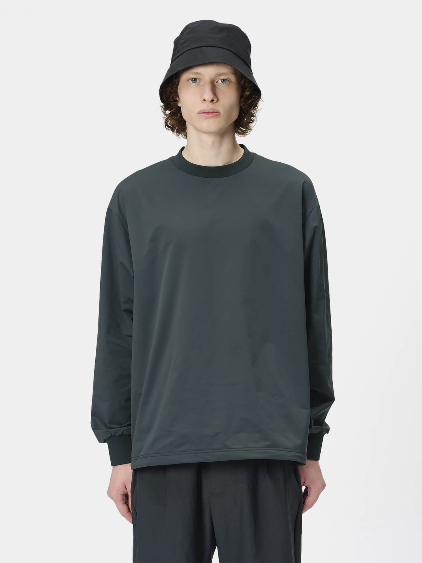 Лонгслив HIGH GAUGE SHIRRING