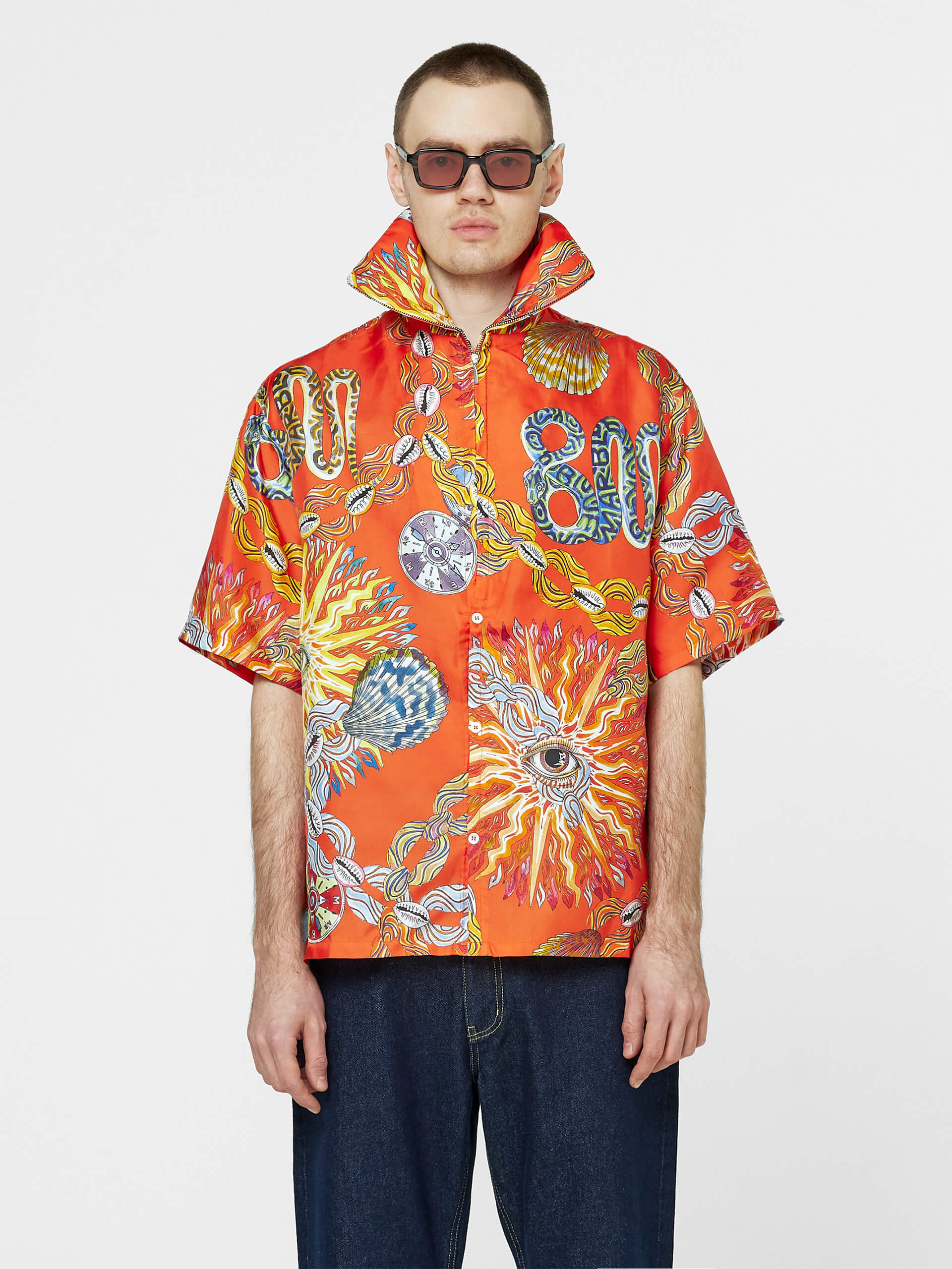 Шелковая рубашка 