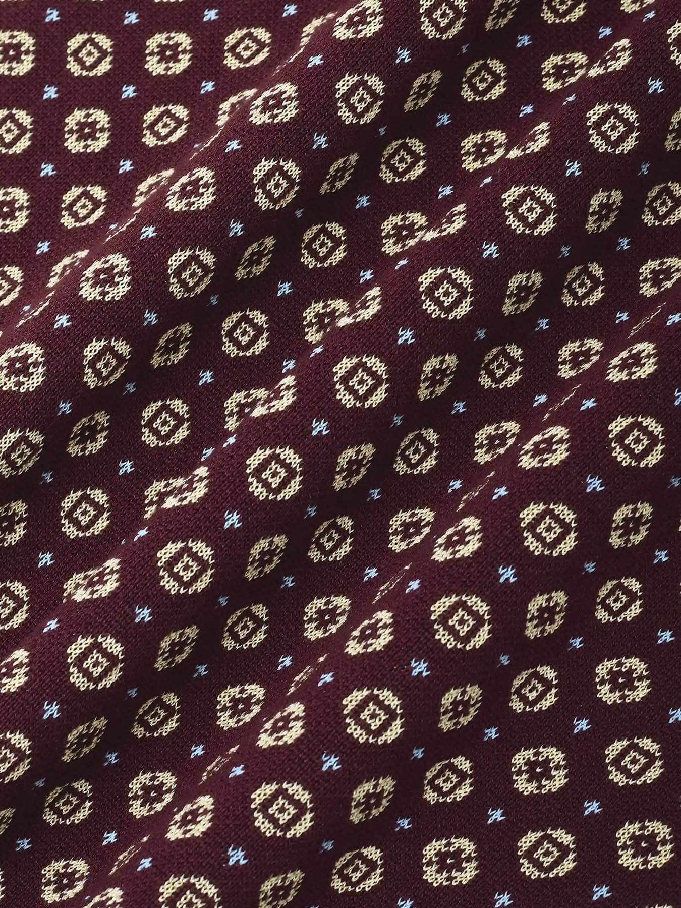 Поло MAILLE JACQUARD CRAVATE