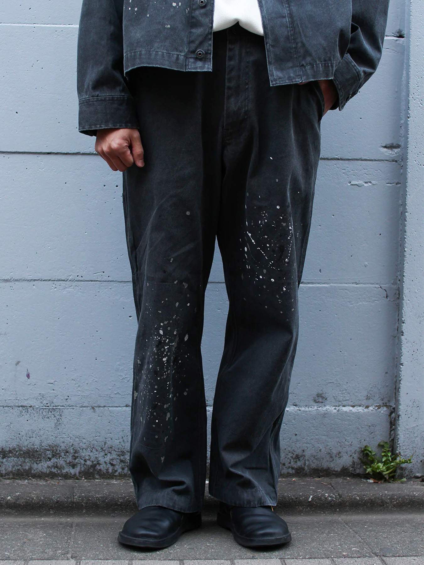 Брюки SULFUR DYED FADE PAINTED