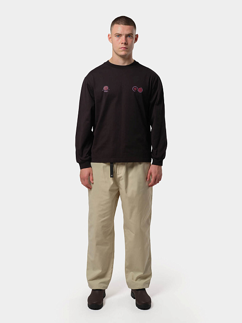 Лонгслив GLOBE LOGO (размер XL, цвет Черный)