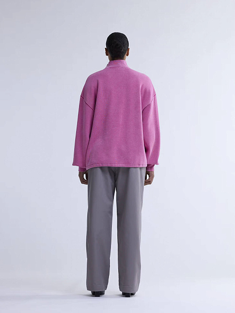 Свитшот PLATE HALF-ZIP (размер XL, цвет Розовый)