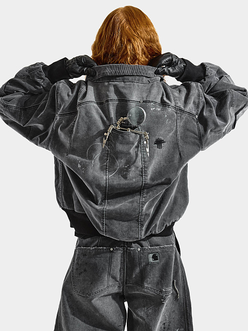 Куртка OLDSTROY CANVAS (размер S, цвет Темно-серый)