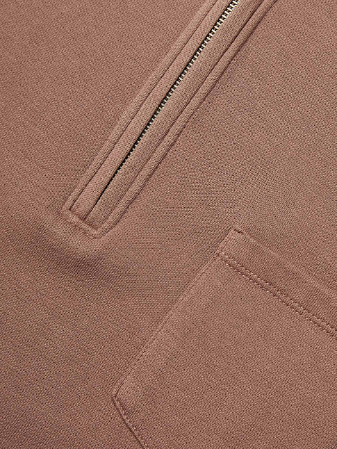 Свитшот POCKET ZIPPER (размер XL, цвет Коричневый)