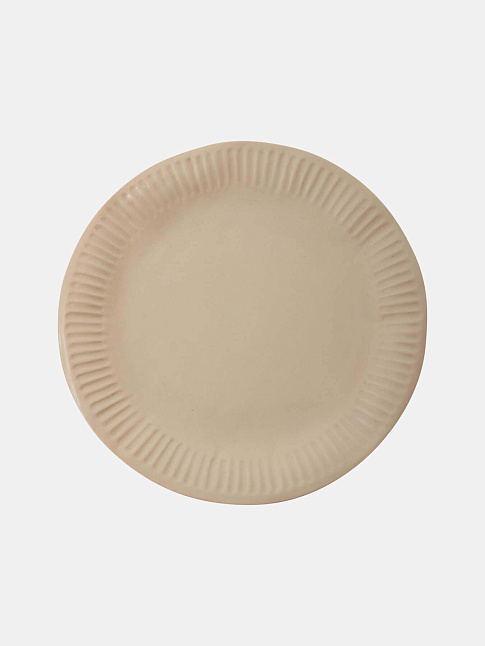 Большая тарелка (размер one size, цвет Бежевый)