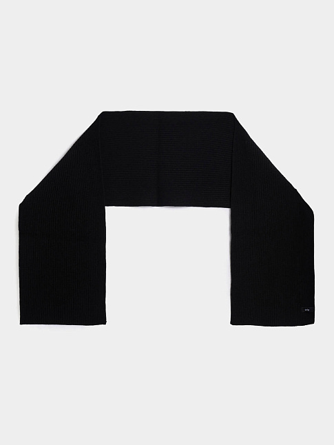 Шарф LABEL (размер one size, цвет Черный)