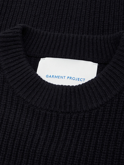 Свитер BOXY WOOL (размер L, цвет Темно-синий)