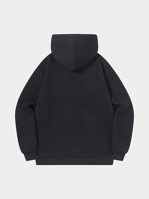 Зип худи HTF (размер S, цвет Черный-Фиолетовый)