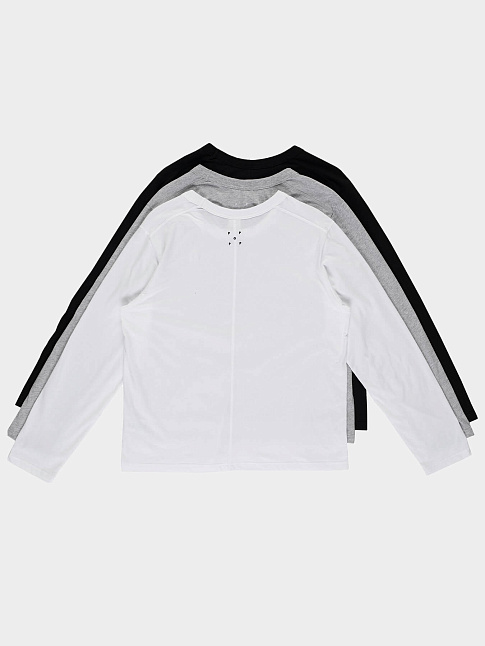 Комплект лонгсливов UNDERSHIRT 3-PACK (размер M, цвет Разноцветный)