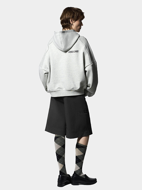 Худи (размер S, цвет Светло-серый)
