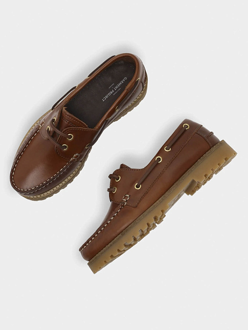 Ботинки OLLIE BOAT SHOE (размер 41, цвет Коричневый)