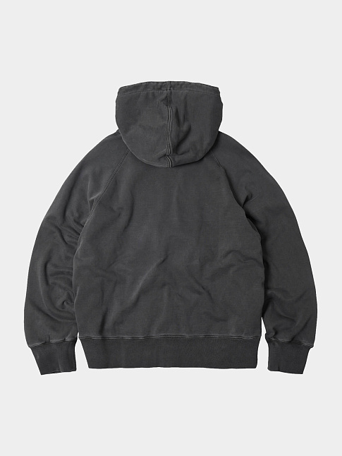 Худи OG PIGMENT DYEING ZIPUP PARKA (размер M, цвет Темно-серый)