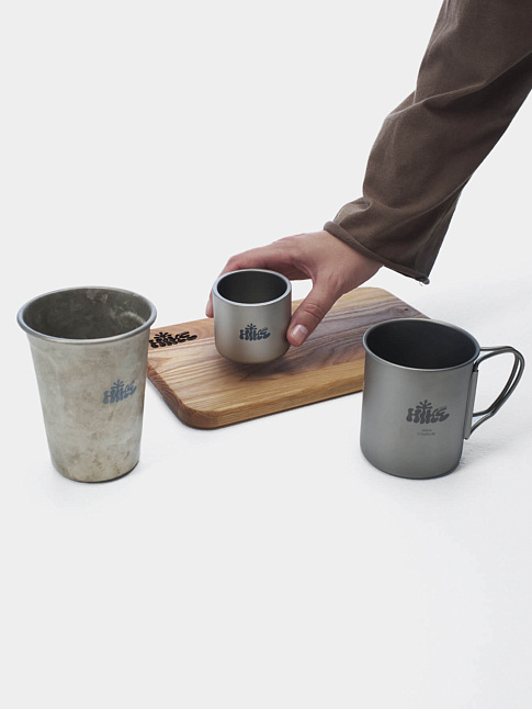 Стопка титановая 75мл (размер one size, цвет Серый)