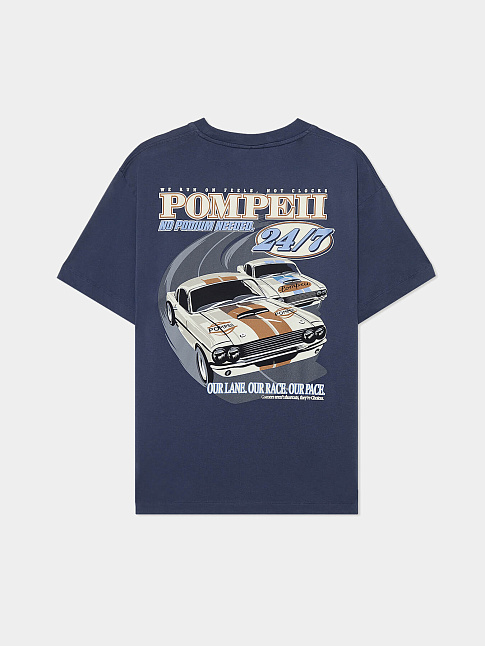 Футболка WHAT ́S THE RUSH (размер L, цвет Темно-синий)