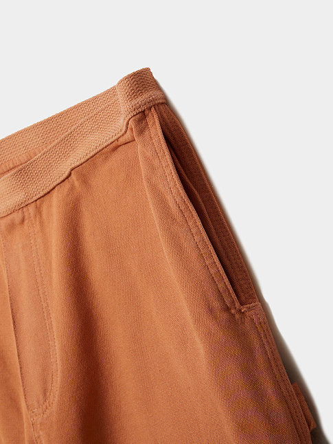 Брюки WASHED HARD WARE (размер XL, цвет Коричневый)