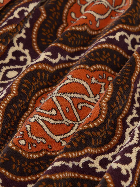 Лонгслив VELOURS MEDAILLON (размер M, цвет Коричневый)