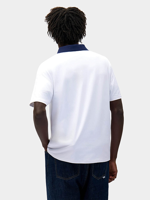 Футболка LOGO COLLAR (размер M, цвет Белый)