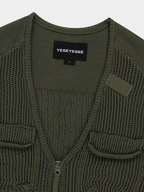 Жилет KNITTED UTILITY (размер XL, цвет Хаки)