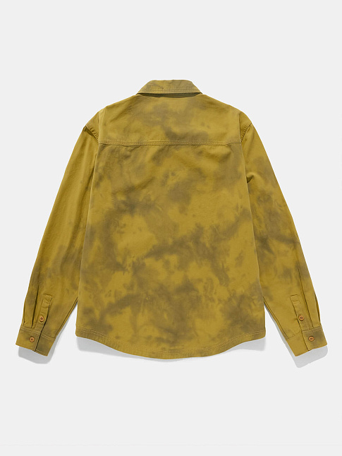 Рубашка DYED LONG SLEEVE WORKER (размер L, цвет Коричневый)