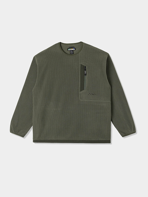 Свитшот GRID FLEECE (размер L, цвет Зеленый)