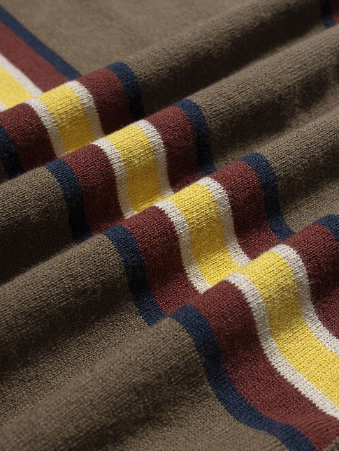 Рубашка VELZY CANOPY STRIPE (размер M, цвет Коричневый)