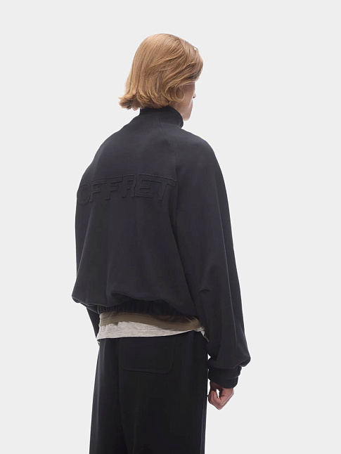 Бомбер на молнии DOUBLE ZIP (размер M, цвет Черный)