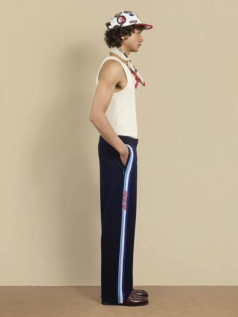 Брюки MAILLE DROLE (размер XL, цвет Синий)