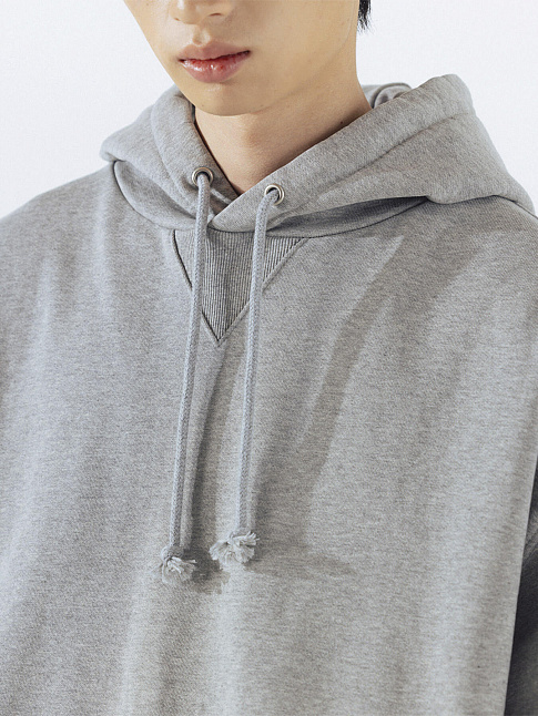 Худи DOUBLE VALLEY TUCK (размер L, цвет Серый)