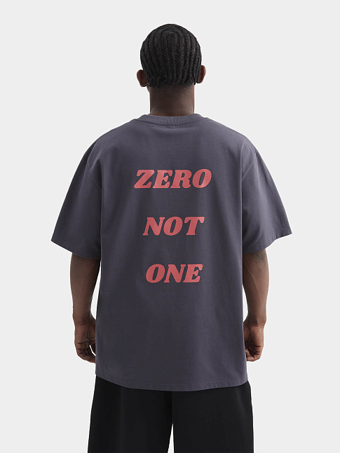 Футболка ZERO NOT ONE (размер M, цвет Серый)