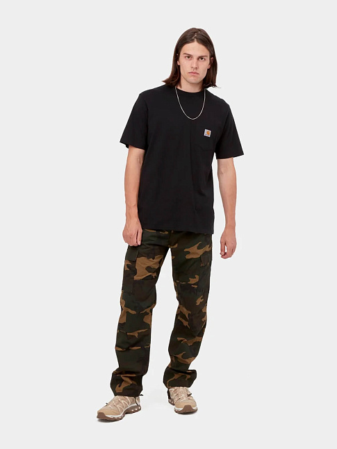 Футболка S/S POCKET (размер L, цвет Черный)