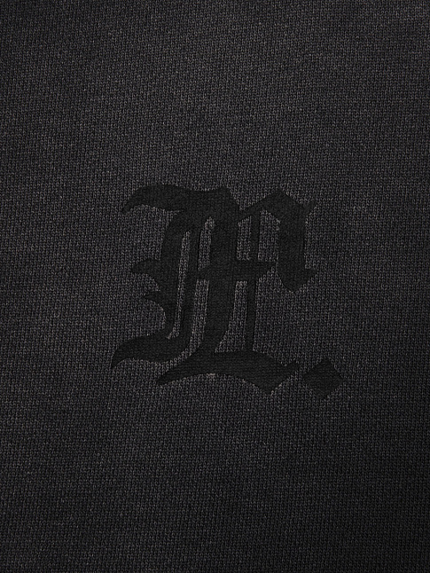 Худи GOTHIC WASHED ZIP-UP (размер S, цвет Черный)